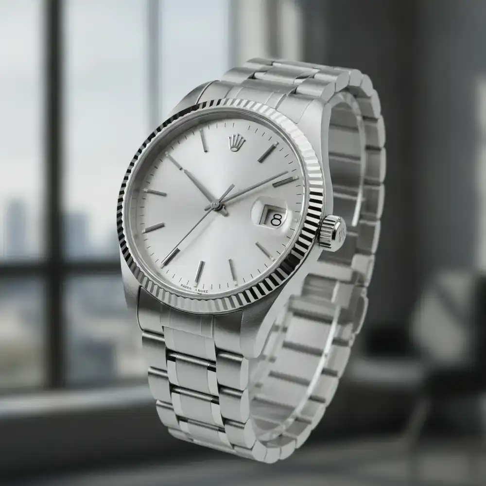 Reloj clásico de acero inoxidable