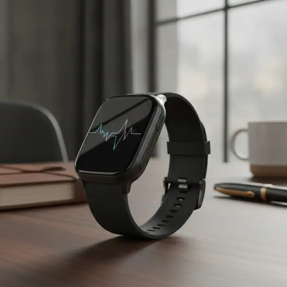Smartwatch deportivo negro